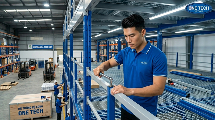 An toàn khi lắp đặt kệ sàn mezzanine Giám sát an toàn khi lắp đặt kệ sàn mezzanine Đồng Nai