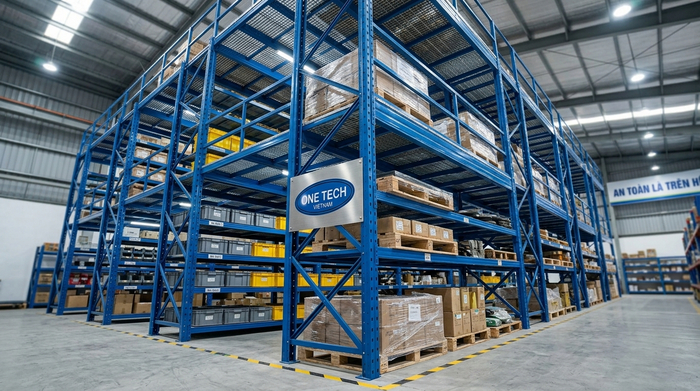 Kệ sàn mezzanine nhiều tầng Kệ sàn mezzanine nhiều tầng tối ưu chiều cao kho