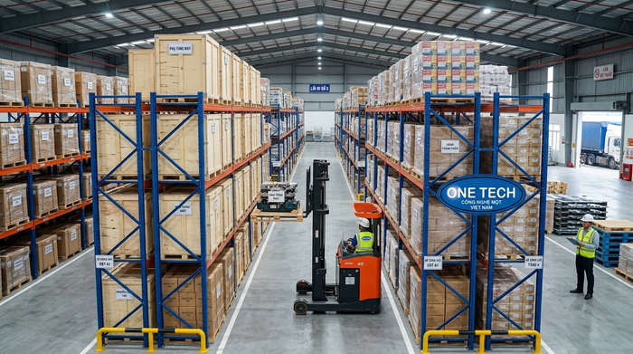 Kệ pallet Selective cho kho hàng tại Đồng Nai