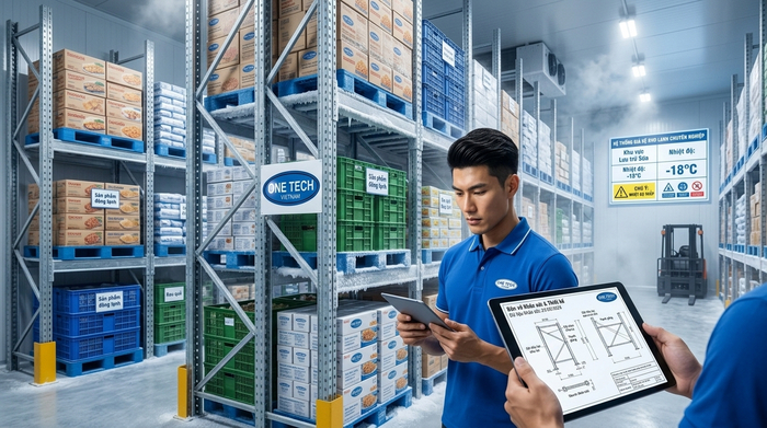 Khảo sát và thiết kế kệ kho lạnh tại Biên Hòa Nhơn Trạch Long Thành