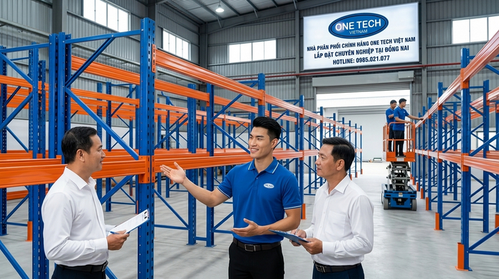 Quy trình lắp đặt kệ pallet Đồng Nai từ khảo sát đến nghiệm thu