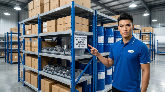 Thông số kỹ thuật kệ trung tải cần kiểm tra