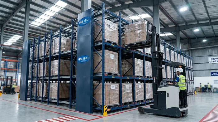 An toàn khi sử dụng Kệ Push Back Đồng Nai An toàn vận hành xe nâng với Kệ Push Back Đồng Nai