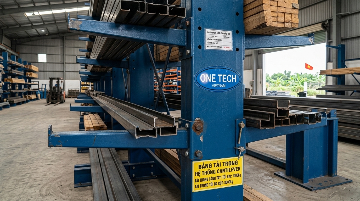 Bảo trì kệ cantilever Đồng Nai sau thời gian sử dụng