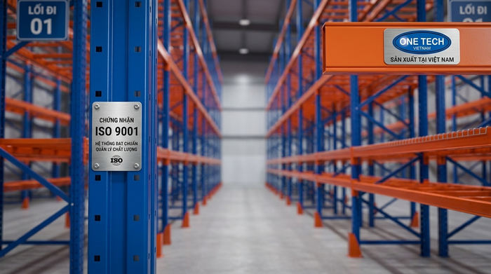 Chứng nhận ISO 9001 của hệ thống kệ sắt Chứng nhận ISO 9001 của hệ thống kệ sắt công nghiệp tải nặng Đồng Nai