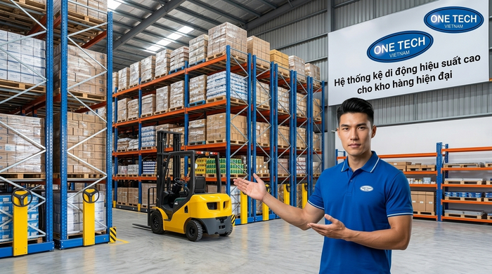 Kệ di động tải trọng cao cho pallet Kệ di động tải trọng cao dùng cho pallet trong kho Đồng Nai