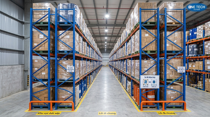Kệ Double Deep Đồng Nai cho kho logistics Kệ Double Deep Đồng Nai tối ưu kho logistics và phân phối
