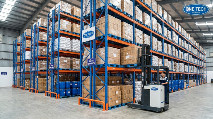 Kệ Double Deep tối ưu mật độ lưu trữ Kệ Double Deep tối ưu mật độ lưu trữ pallet trong kho công nghiệp