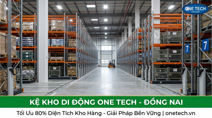 Kệ kho di động Đồng Nai tối ưu diện tích kho Tổng quan hệ thống kệ kho di động Đồng Nai trong nhà xưởng