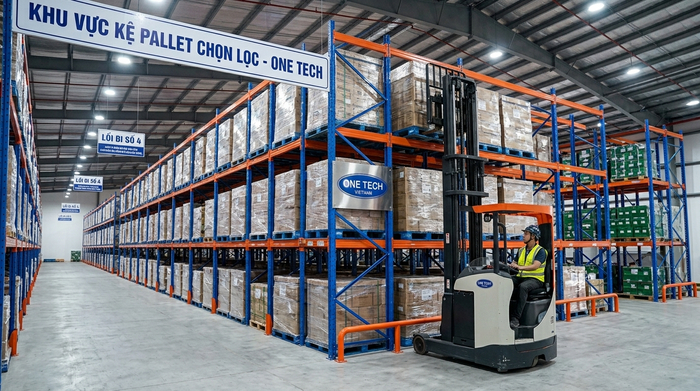 Kệ selective pallet chịu tải cao Đồng Nai Kệ selective pallet chịu tải cao cho kho công nghiệp Đồng Nai