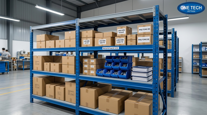 Kệ trung tải cho kho thông minh Đồng Nai Kệ trung tải dùng cho kho phụ kiện và thùng carton tại Đồng Nai