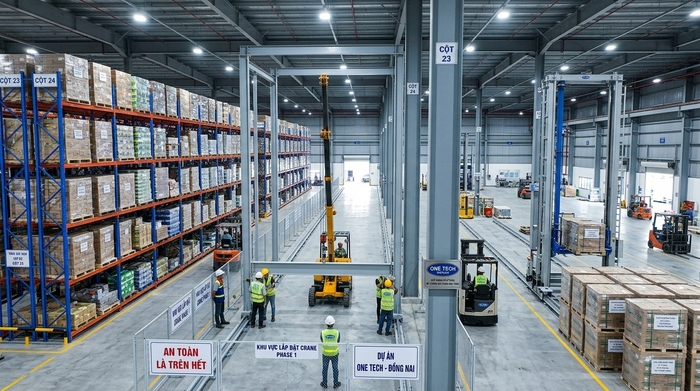 Thi công Stacker-Crane theo giai đoạn để không gián đoạn kho Lắp đặt Stacker-Crane Đồng Nai theo từng giai đoạn