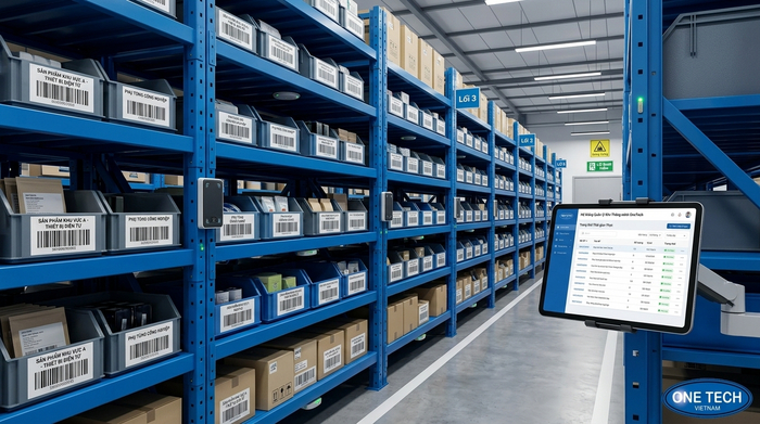 RFID và phần mềm quản lý kho thông minh Tích hợp RFID mã vạch và phần mềm quản lý kho thông minh
