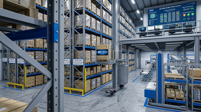 Stacker-Crane Đồng Nai trong hệ thống kho cao tầng ASRS Stacker-Crane Đồng Nai trong kho cao tầng ASRS