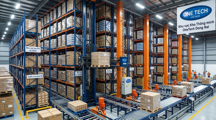 Ứng dụng Stacker-Crane cho kho logistics Đồng Nai Stacker-Crane cho kho logistics tại Đồng Nai