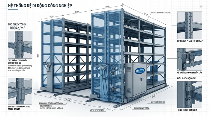 Thiết kế BIM kệ sắt công nghiệp tải nặng Bản vẽ thiết kế BIM hệ thống kệ sắt công nghiệp tải nặng
