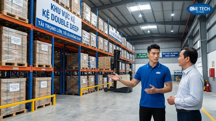 Tư vấn Kệ Double Deep Đồng Nai Tư vấn giải pháp Kệ Double Deep Đồng Nai cho kho công nghiệp