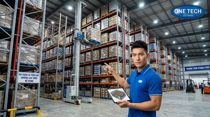 Tư vấn giải pháp Stacker-Crane Đồng Nai cùng OneTech Tư vấn Stacker-Crane Đồng Nai bởi Kệ kho hàng Đồng Nai OneTech