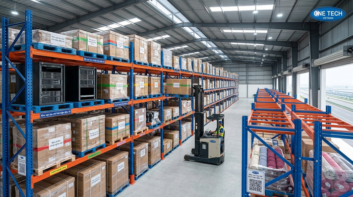 Ứng dụng kệ Selective trong kho logistics gần sân bay Long Thành Ứng dụng kệ Selective trong kho logistics gần sân bay Long Thành