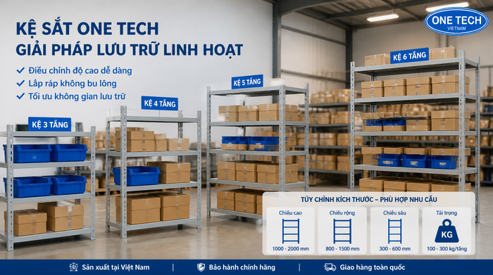 Báo giá kệ tải trọng nhẹ Đồng Nai theo cấu hình Báo giá kệ tải trọng nhẹ tại Đồng Nai phụ thuộc vào cấu hình và tải trọng sử dụng