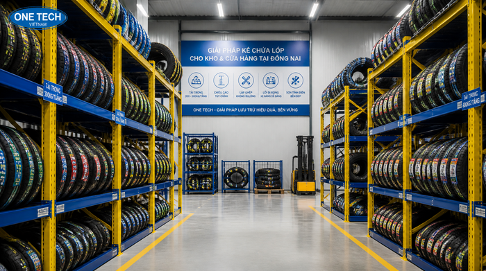 Mẫu kệ để lốp xe Đồng Nai phổ biến Các mẫu kệ để lốp xe Đồng Nai cho kho và cửa hàng