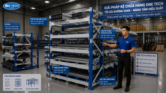 Các mẫu kệ để ống thép cho kho vật tư Các mẫu kệ để ống thép phổ biến tại Đồng Nai