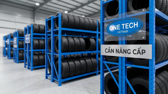 Dấu hiệu cần nâng cấp kệ để lốp xe Dấu hiệu kho cần nâng cấp kệ để lốp xe chuyên dụng