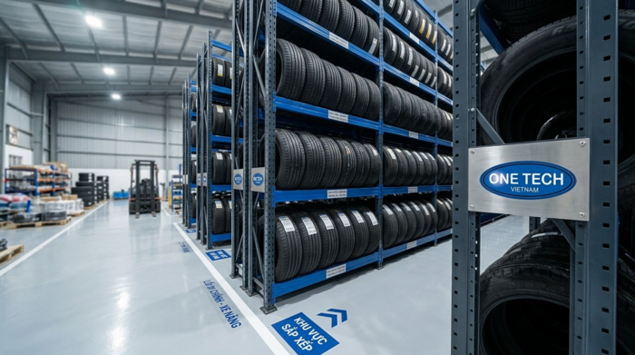 Kệ để lốp xe Đồng Nai OneTech Group Kệ để lốp xe Đồng Nai do Kệ kho hàng Đồng Nai thuộc OneTech Group cung cấp