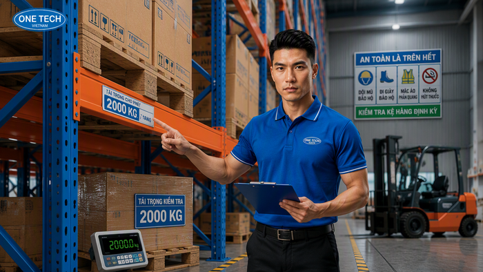 Kiểm tra tải trọng kệ xếp chồng Đồng Nai trước khi lắp đặt