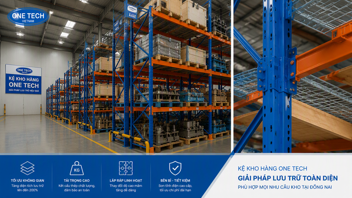Lợi ích kệ xếp chồng cho kho hàng tại Đồng Nai