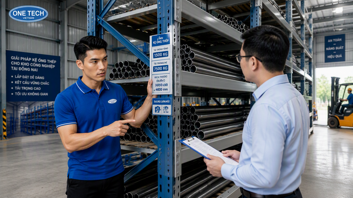 Tư vấn thiết kế kệ để ống thép tại Đồng Nai Tư vấn kệ để ống thép Đồng Nai cho kho hàng