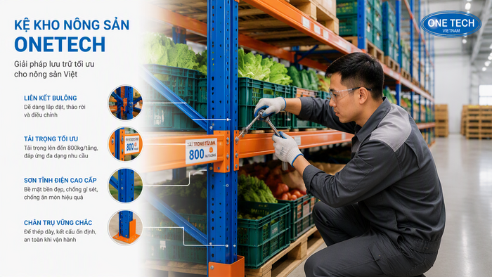 Kiểm tra bảo trì định kỳ giúp kệ kho vận hành an toàn Bảo trì định kỳ kệ kho nông sản