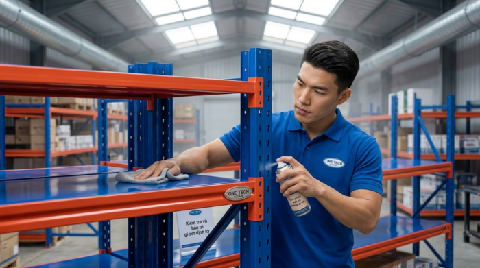 Bảo trì kệ trung tải chống rỉ sét trong khí hậu miền Nam