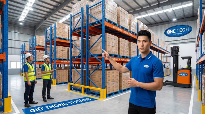 Đào tạo bàn giao vận hành an toàn hệ thống kệ kho FMCG