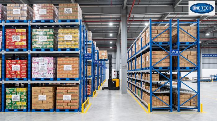 Hệ thống kệ kho FMCG tại Đồng Nai cho kho hàng tiêu dùng nhanh