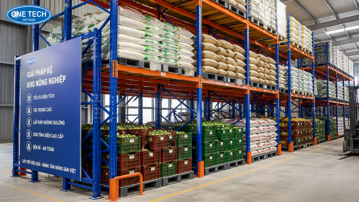 Kệ kho nông sản Đồng Nai cho kho pallet nông sản Kệ kho nông sản Đồng Nai trong kho lưu trữ pallet