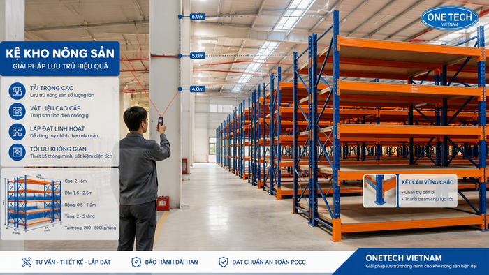 Khảo sát mặt bằng trước khi thiết kế kệ kho nông sản Khảo sát kho nông sản tại Đồng Nai