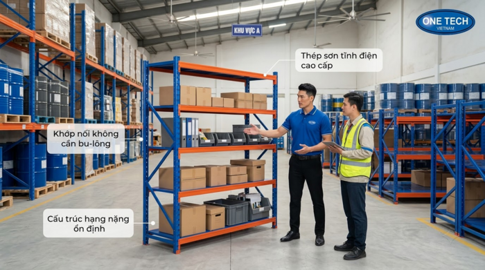 Các mẫu kệ trung tải giá rẻ Đồng Nai phổ biến cho kho vừa và nhỏ