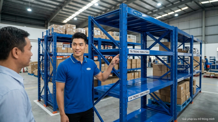 Tiêu chí chọn kệ trung tải an toàn cho kho hàng Đồng Nai